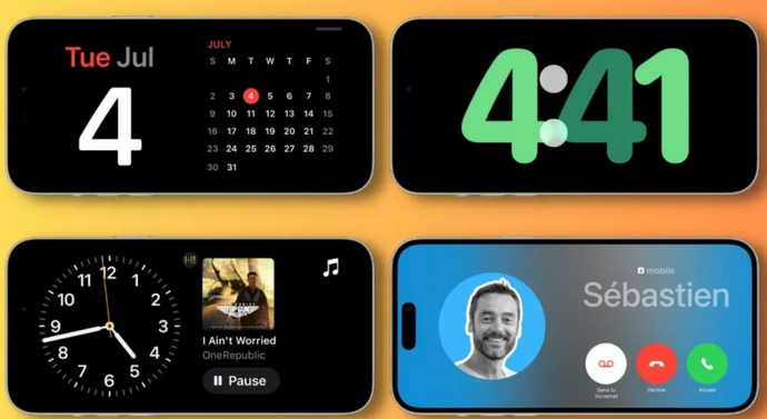 襄垣苹果手机维修分享iOS17横屏充电待机显示有什么好处 