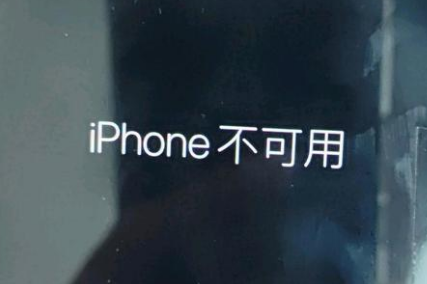 襄垣苹果服务网点分享锁屏界面显示“iPhone 不可用”如何解决 